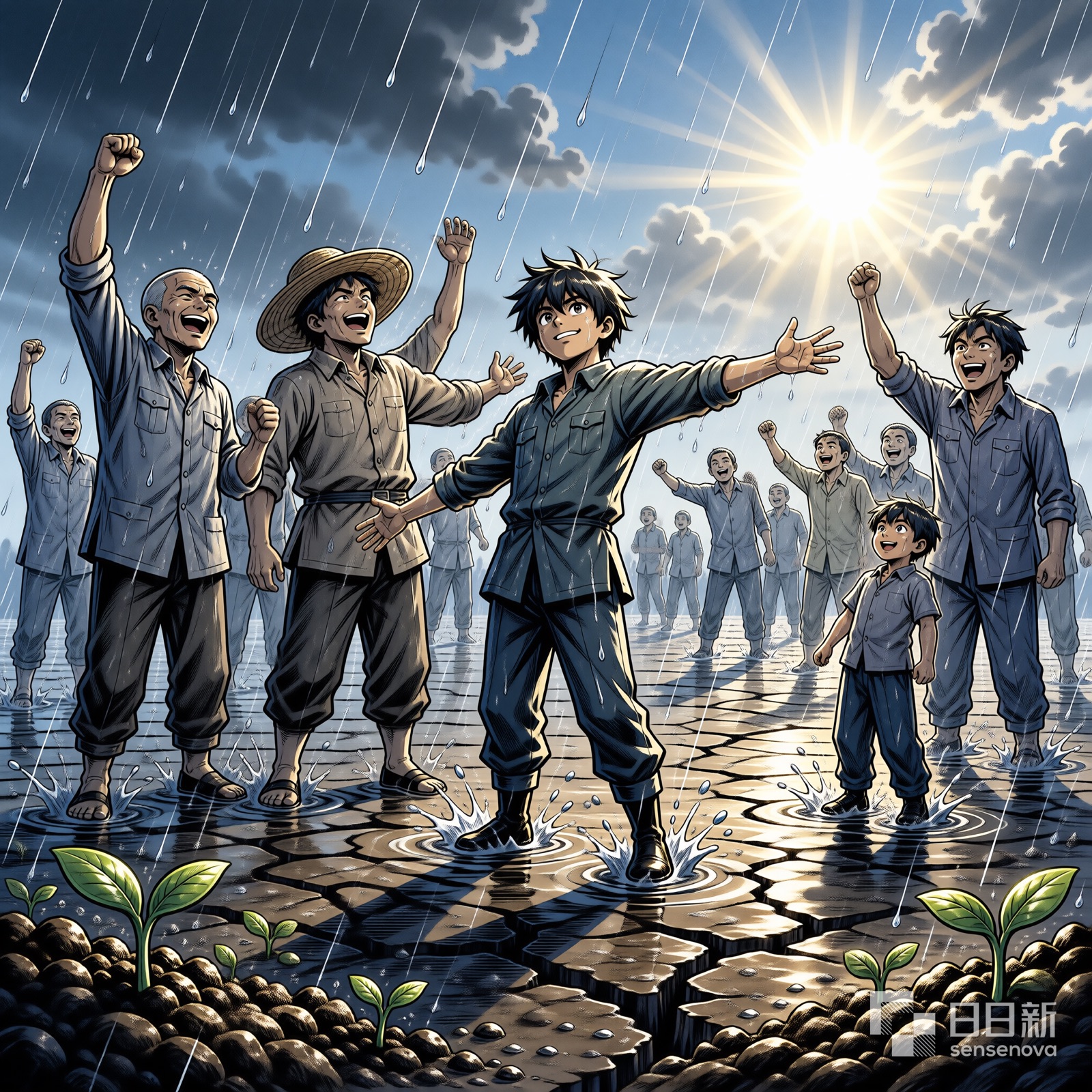 第9号星球迎来百年第一场雨