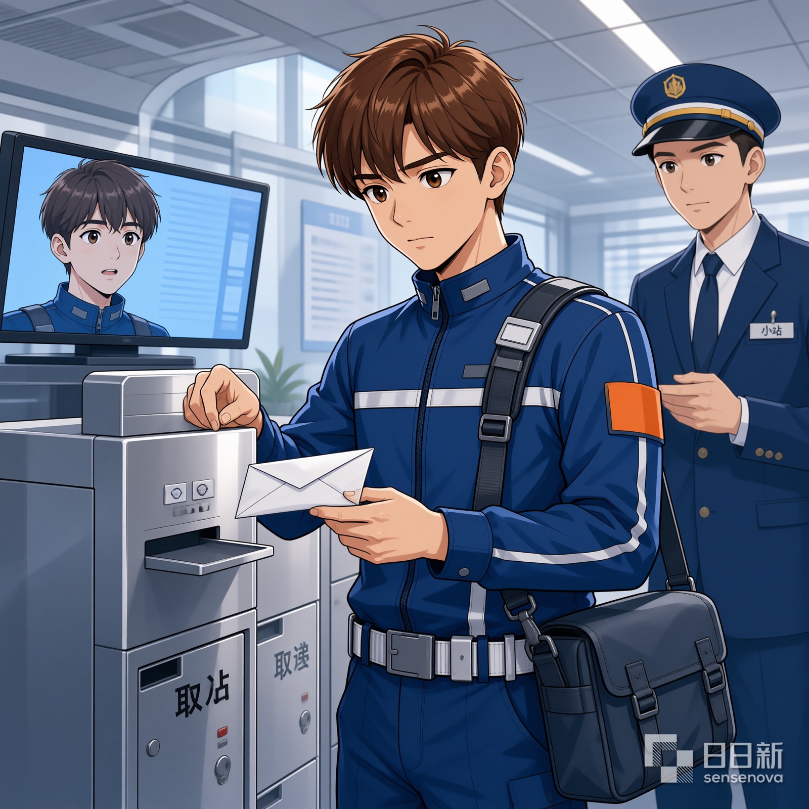 小北收到一封没有寄件人的信