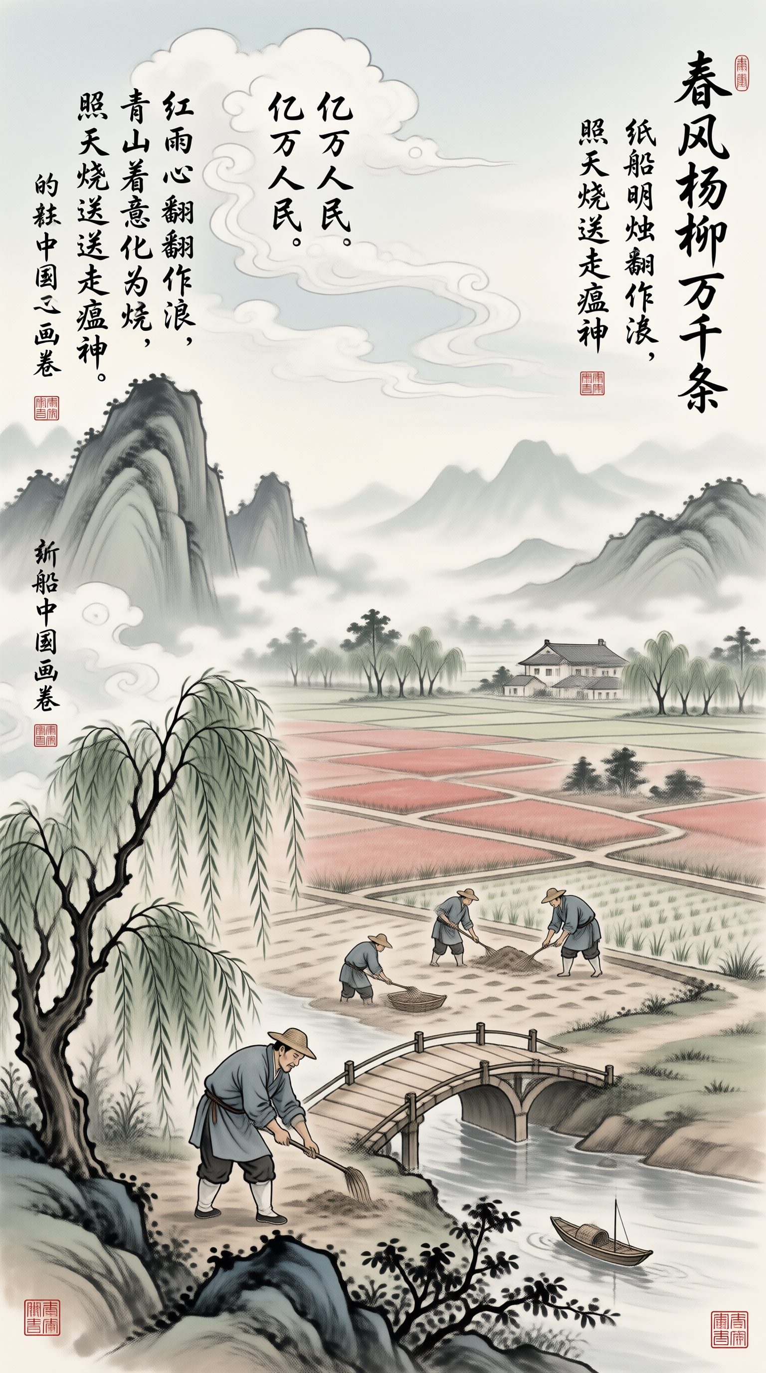 七律二首·送瘟神